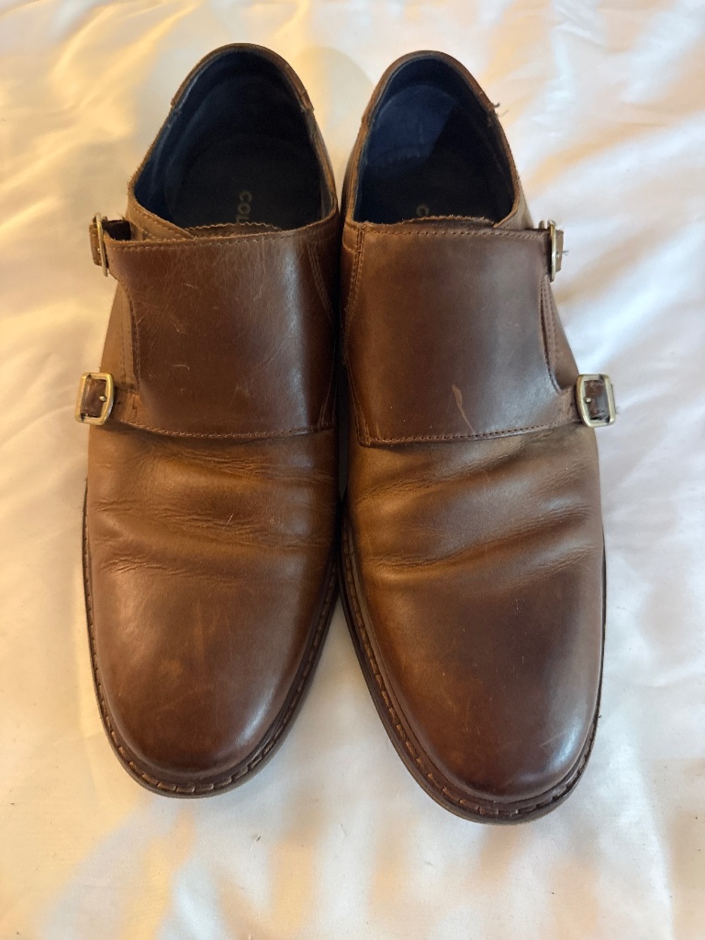 Men’s Cole Haan Monk Strap Leather Shoe